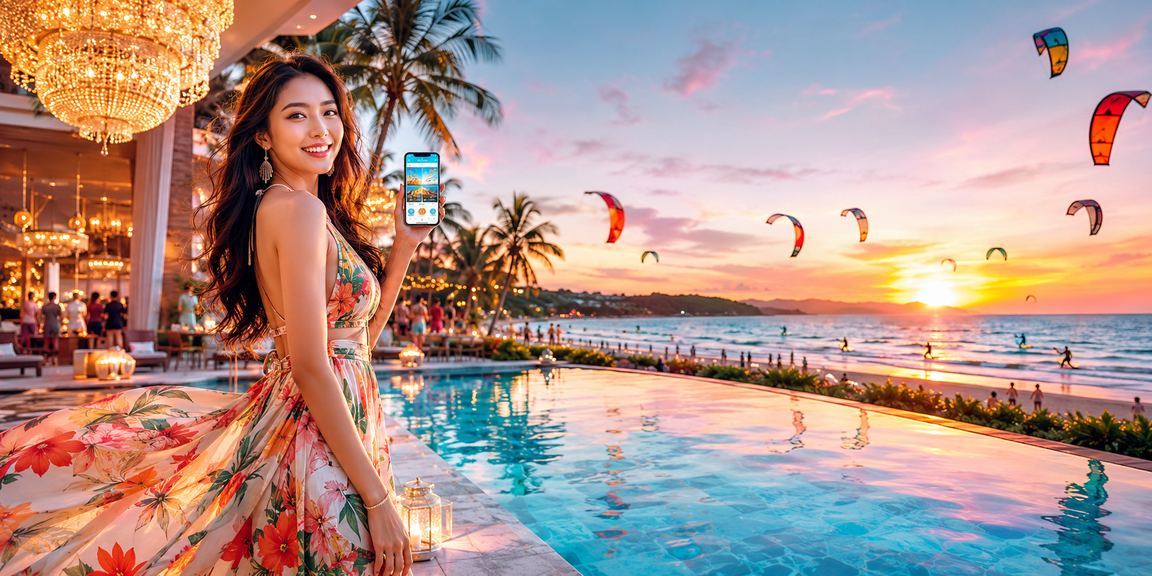 Lễ hội bonus cashback tại Mũi Né, người dùng nhận thưởng qua ứng dụng di động